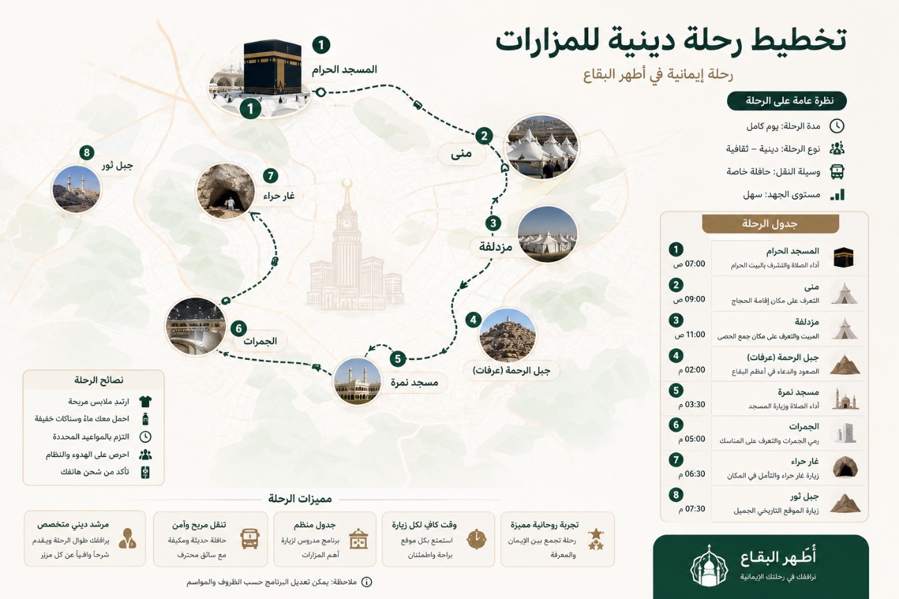 التخطيط للرحلة
